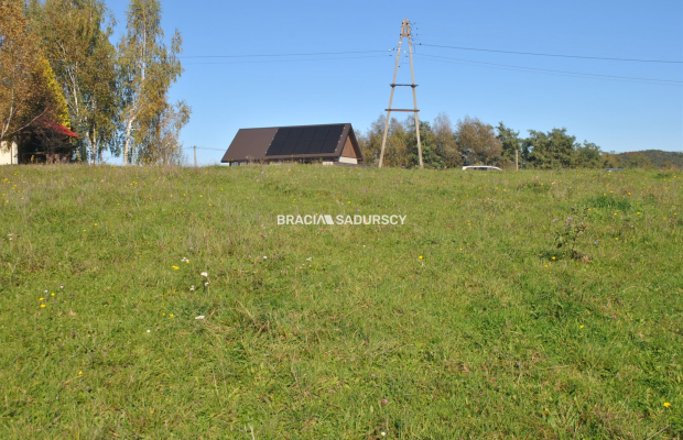 Widokowa dziaałka w Dziekanowicach gm.Dobczyce