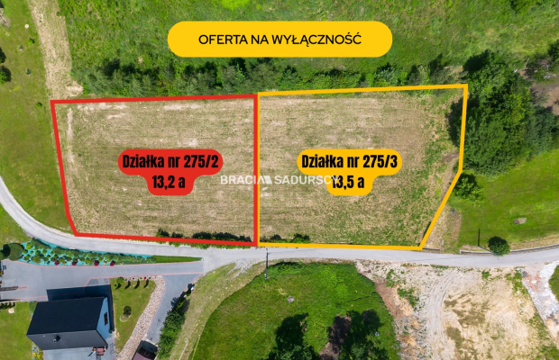 Działka widokowa w Byszynac 13 arów gm.Wieliczka