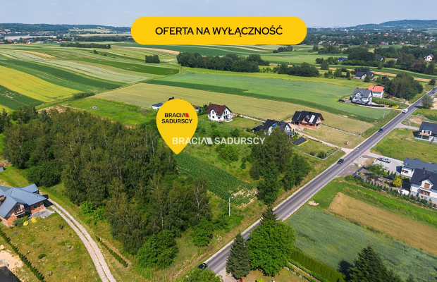 Działka budowlana / MPZP / przy głównej drodze