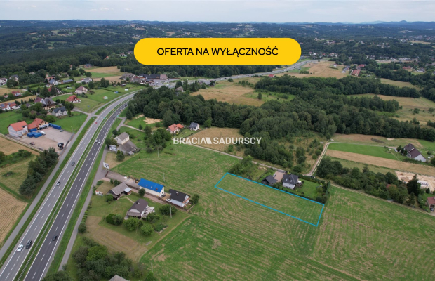 działka budowlano-usługowa w Głogoczowie