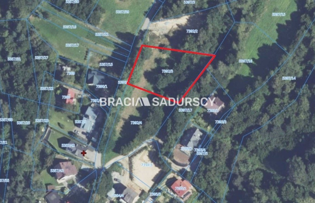 Pcim - Przepiękna widokowa działka budowlana 14 ar