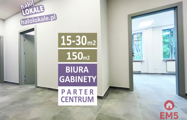 Biura, gabinety w centrum, parter