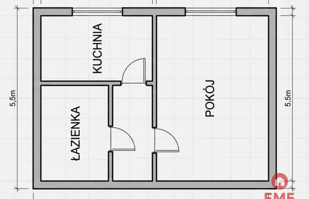 Kawalerka obok centrum - Bojary