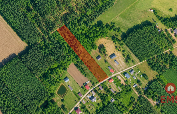 Działka rolna z WZ, 4900 m2, gmina Narew