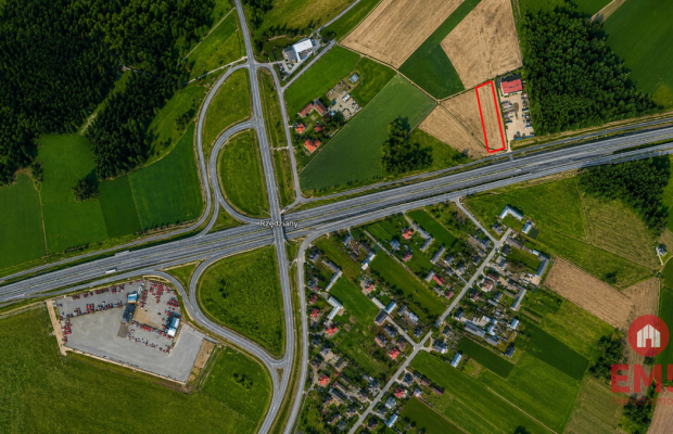 Działka inwestycyjna przy S8