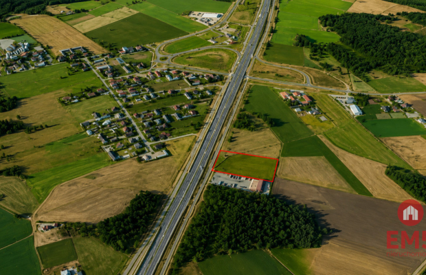 Działka inwestycyjna przy S8