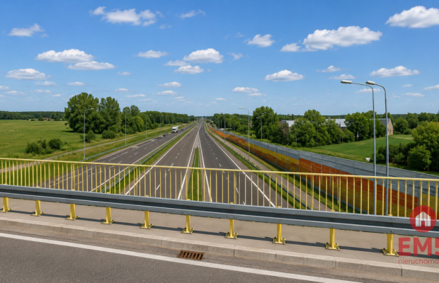 Działka inwestycyjna przy S8