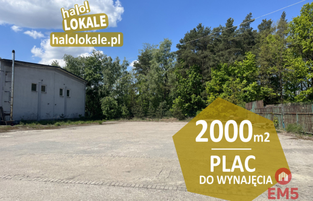 Plac utwardzony do wynajęcia.