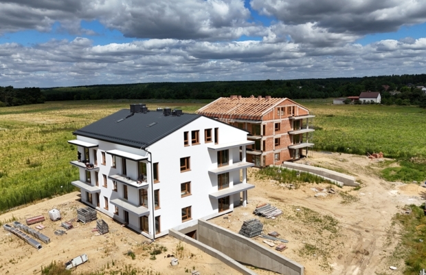 Popów | Nowe mieszkanie | 3 pokoje | ogródek