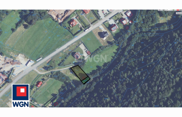 Kojszówka, gm Maków Podhalański, 996 m2, MPZP, zabudowa mieszkaniowo-usługowa.  
  
Na sprzedaż nieruchomość gruntowa o łącznej