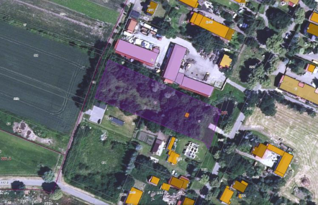 Działka produkcyjno-usługo. Milejowice, Żórawina