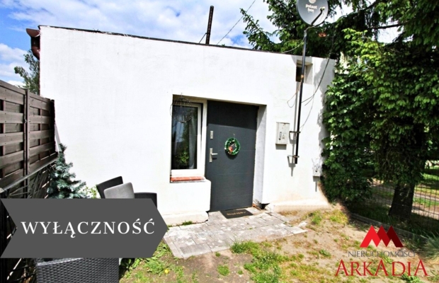 Mały dom 43 m2, działka 1005 m2, Kowal