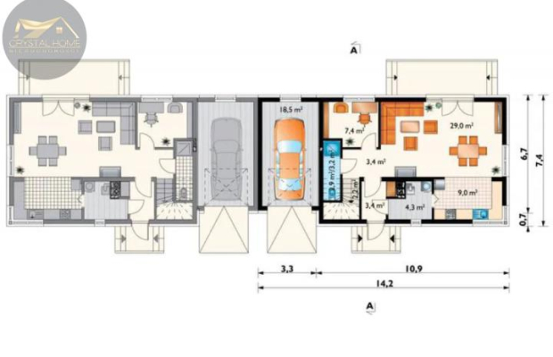 Dom z garażem blisko Świdnicy/ 158m2/ Milikowice