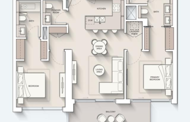 Apartamenty z prywatną plażą