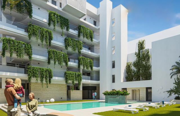 Nowoczesne apartamenty 300 m od plaży w Torrevieja