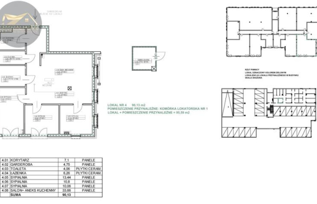 Corner House Mickiewicza 1 / 4 pokoje/ 90,13m2