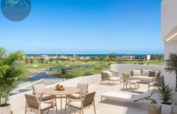 Apartament przy polu golfowym w Los Alcázares