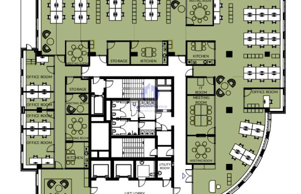 Wola: lokal biurowy 811m2 do wynajęcia