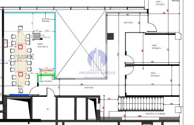 Śródmieście: lokal handlowo-usługowy 222m2 do wynajęcia