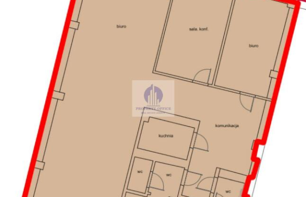 Ursynów : lokal biurowy 151,76 m2 do wynajęcia