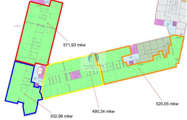 Ursynów : lokal biurowy 2049,35 m2 do wynajęcia