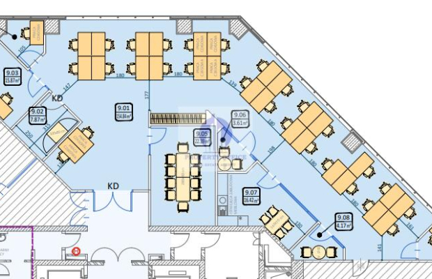 Ochota: lokal biurowy 296m2 do wynajęcia