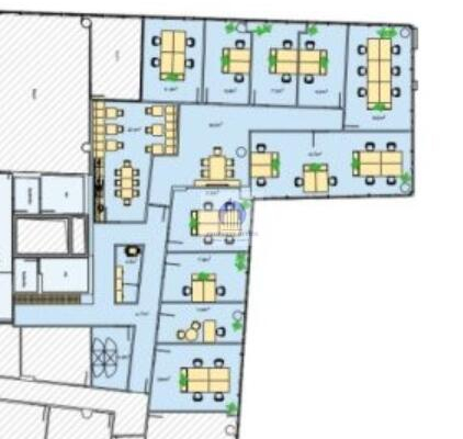 Mokotów: lokal biurowy 431m2 do wynajęcia