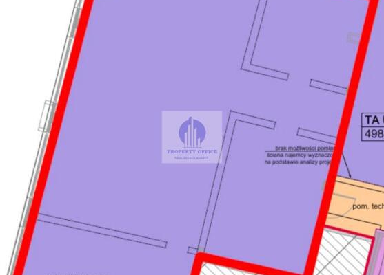 Ursynów : lokal handlowo-usługowy 129,37m2 do wynajęcia