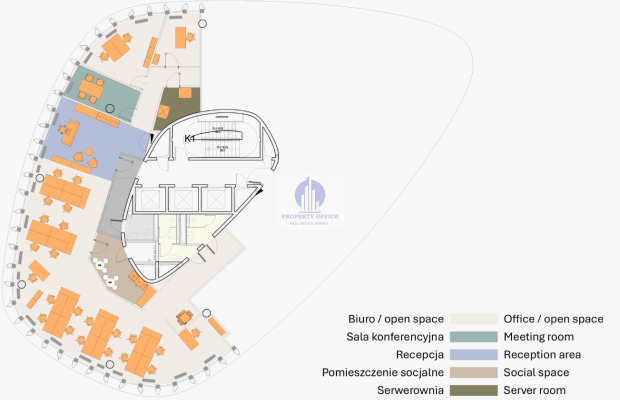 Włochy: umeblowany lokal biurowy 315m2 do wynajęcia