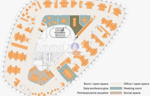 Włochy: umeblowany lokal biurowy 639m2 do wynajęcia