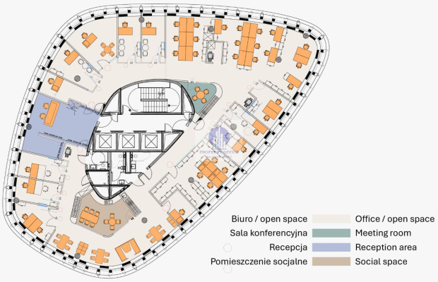 Włochy: umeblowany lokal biurowy 639m2 do wynajęcia