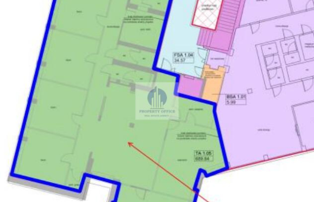 Ursynów, biuro 351,75 m2 do wynajęcia