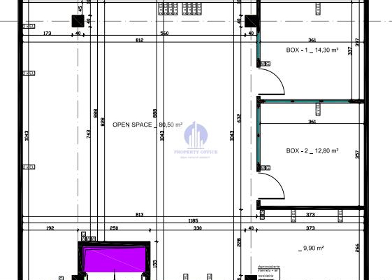 Mokotów : lokal biurowy 133,50m2 do wynajęcia