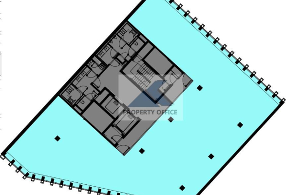 Śródmieście, biuro 636m2 do wynajęcia