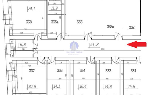 Śródmieście: lokal biurowo-usługowy- 211,60 m2 do wynajęcia