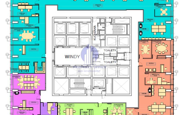 Śródmieście: lokal biurowy 104,50m2 do wynajęcia