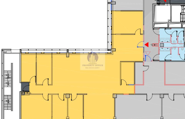 Mokotów: lokal biurowy 322 m2 do wynajęcia