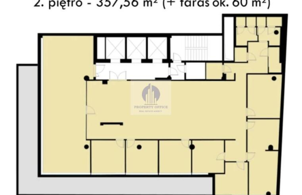 Śródmieście: lokal biurowy 401 m2 do wynajęcia