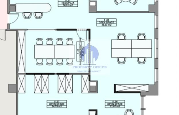 Śródmieście: lokal biurowy 280,50m2 do wynajęcia