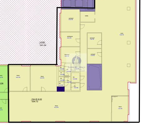 Mokotów: lokal biurowo-usługowy 551 m2 do wynajęcia