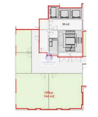 Mokotów: lokal biurowo-usługowy 144 m2 do wynajęcia