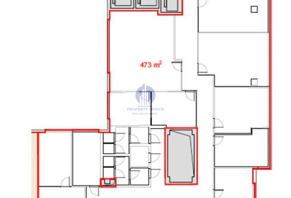 Mokotów: lokal biurowo-usługowy 473 m2 do wynajęcia