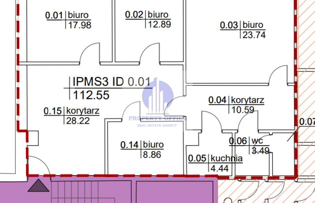 Wola: lokal biurowy 117,60m2 do wynajęcia