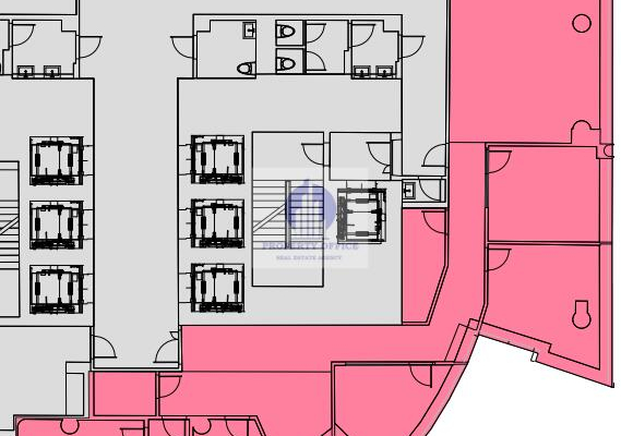 Śródmieście: lokal biurowy424 m2 do wynajęcia