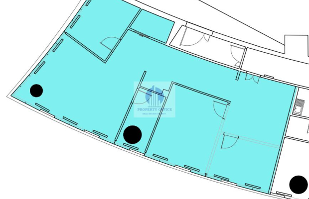 Śródmieście: lokal biurowy 185 m2 do wynajęcia