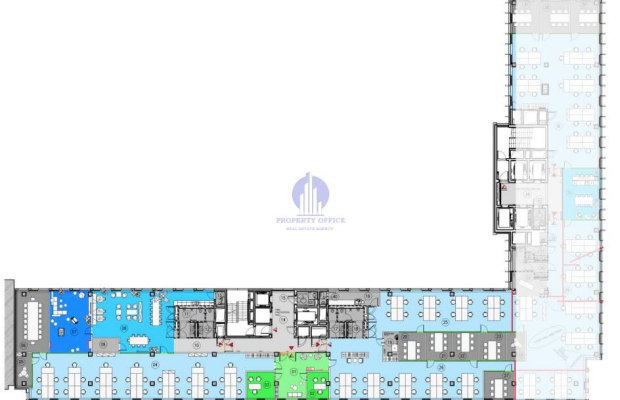 Śródmieście: lokal biurowy 1485,78m2 do wynajęcia