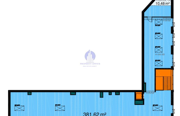 Praga Północ: lokal biurowy 396,17 m2 do wynajęcia