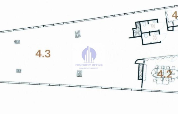 Śródmieście: umeblowany lokal biurowy 278,05m2 na wynajem