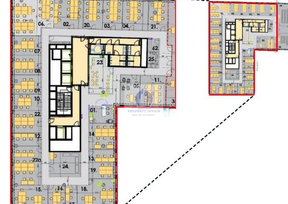 Wola: lokal biurowy 1123m2 do podnajmu lub cesji