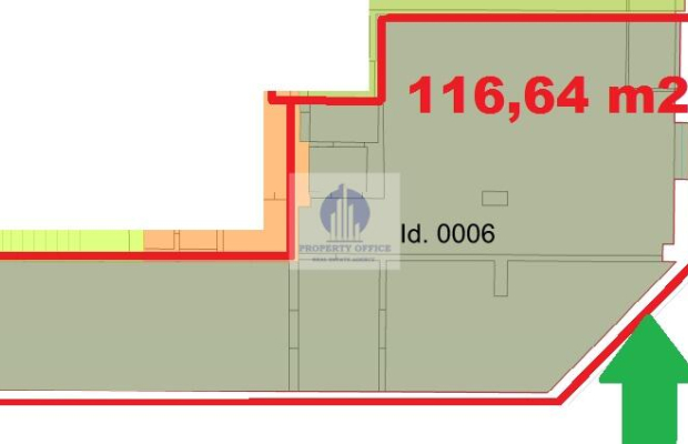 Mokotów: lokal handlowo-usługowy 122,82 m2 do wynajęcia